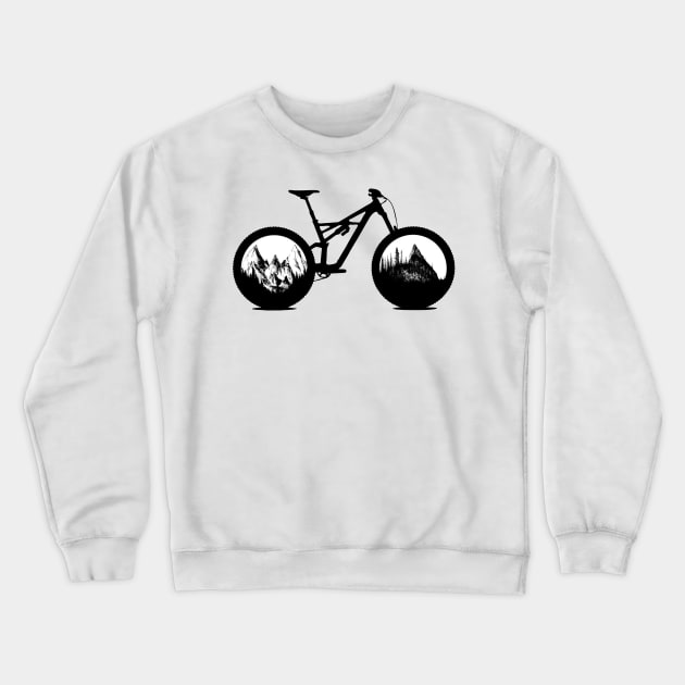 Mtb offroad Crewneck Sweatshirt by meryrianaa